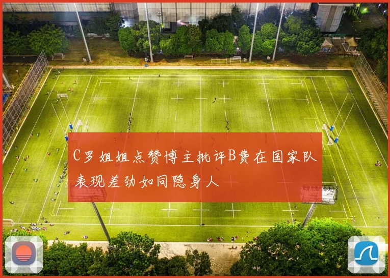C罗姐姐点赞博主批评B费在国家队表现差劲如同隐身人